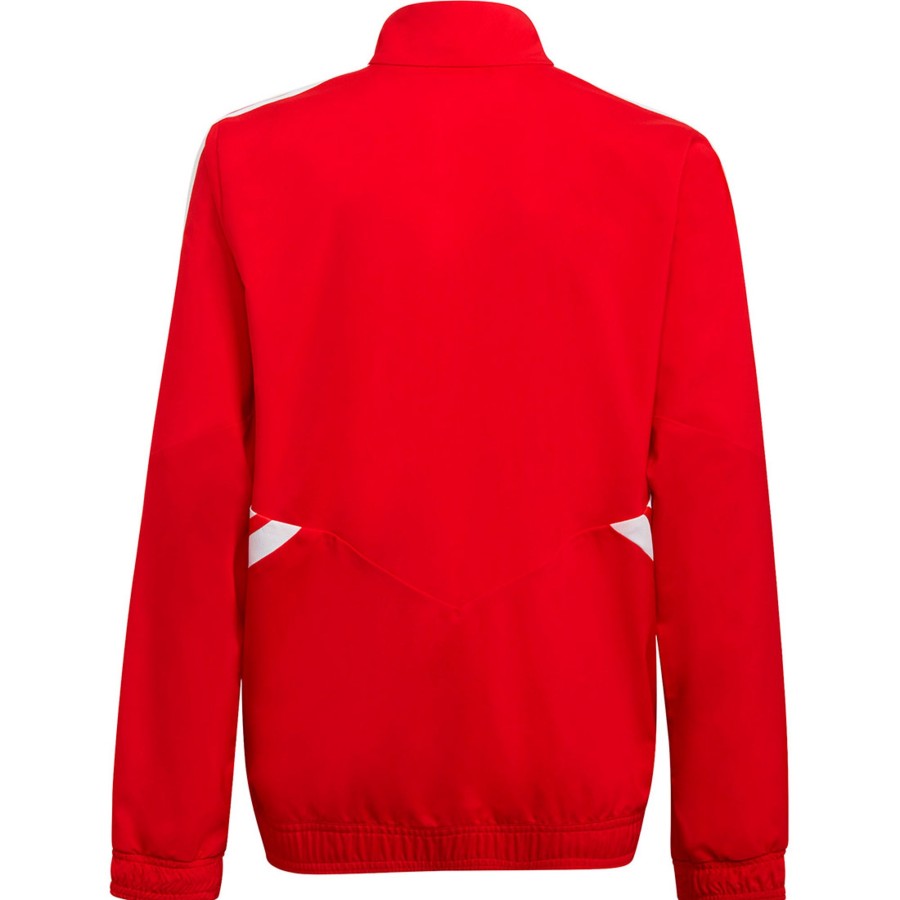 Kinder Adidas Jacken | Adidas Kinder Prasentationsjacke Condivo 22 Rot-Weis