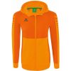 Damen Erima Jacken | Erima Damen Trainingsjacke Mit Kapuze Six Wings Orange