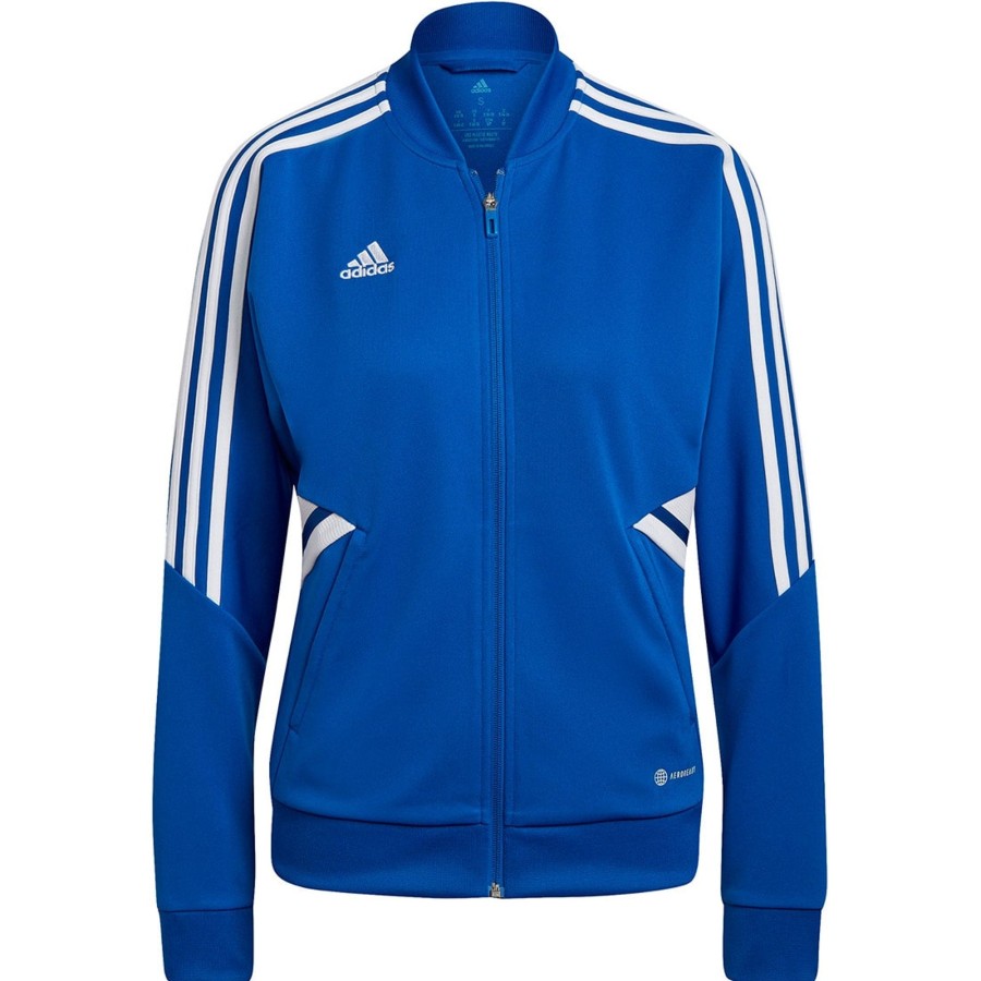 Damen Adidas Jacken | Adidas Damen Trainingsjacke Condivo 22 Blau-Weis