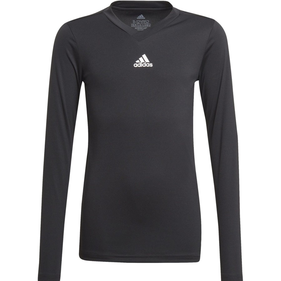 Kinder Adidas Baselayer | Adidas Kinder Langarm Base Shirt Team Schwarz