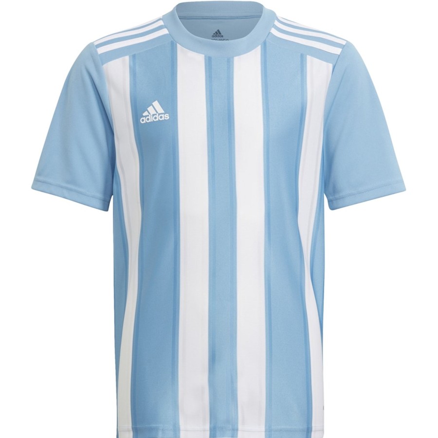 Kinder Adidas Trikots | Adidas Kinder Kurzarm Trikot Striped 21 Blau-Weis