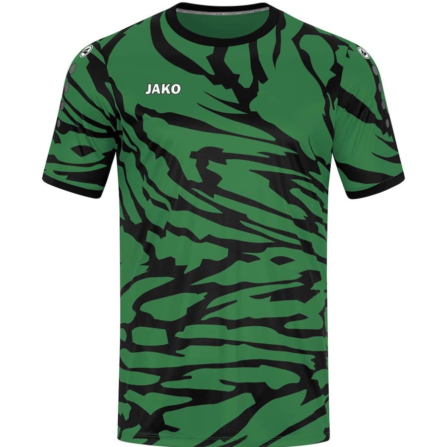 Herren Jako Trikots | Jako Herren Trikot Animal Sportgrun/Schwarz