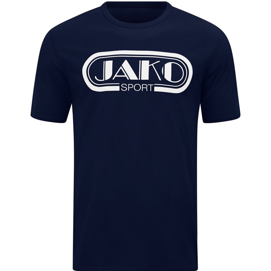 Herren Jako T-Shirts | Jako Herren T-Shirt Retro Marine