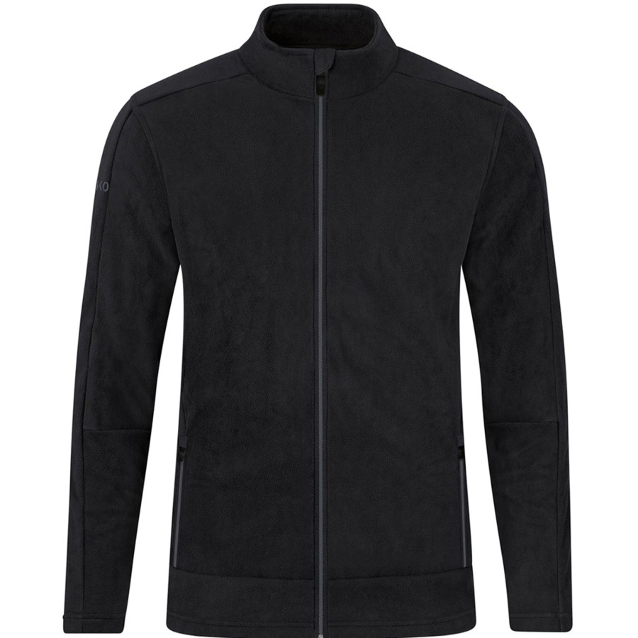 Damen Jako Jacken | Jako Damen Fleecejacke Schwarz-Grau