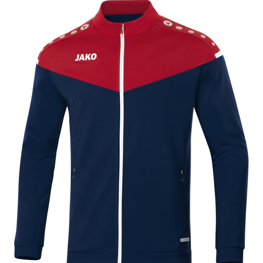 Kinder Jako Jacken | Jako Kinder Polyesterjacke Champ 2.0 Blau-Rot