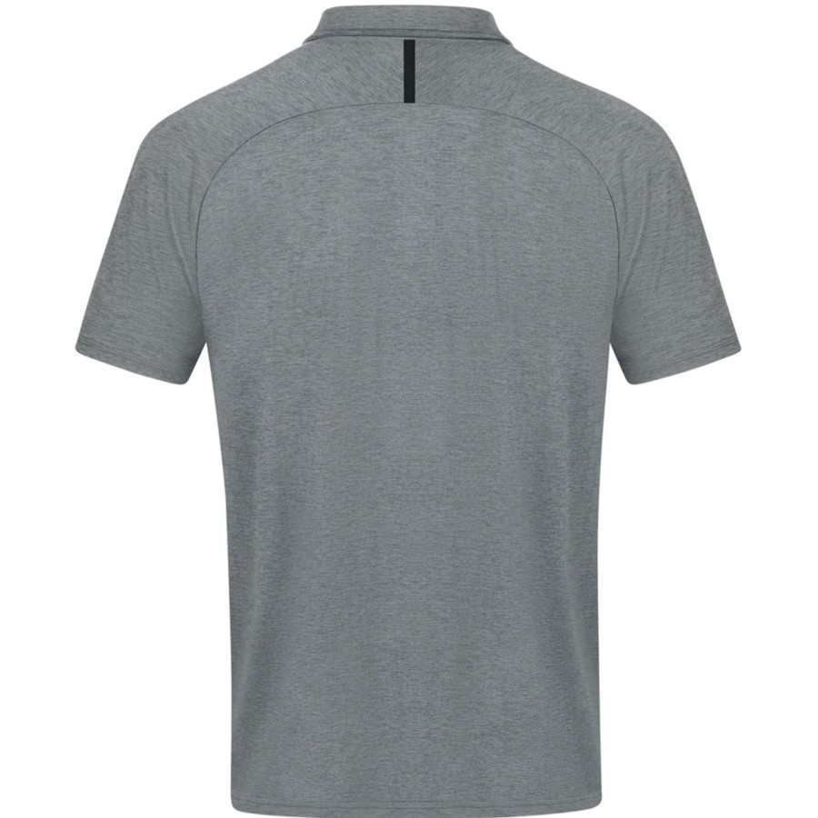 Herren Jako Polo-Shirts | Jako Herren Polo Challenge Grau-Schwarz