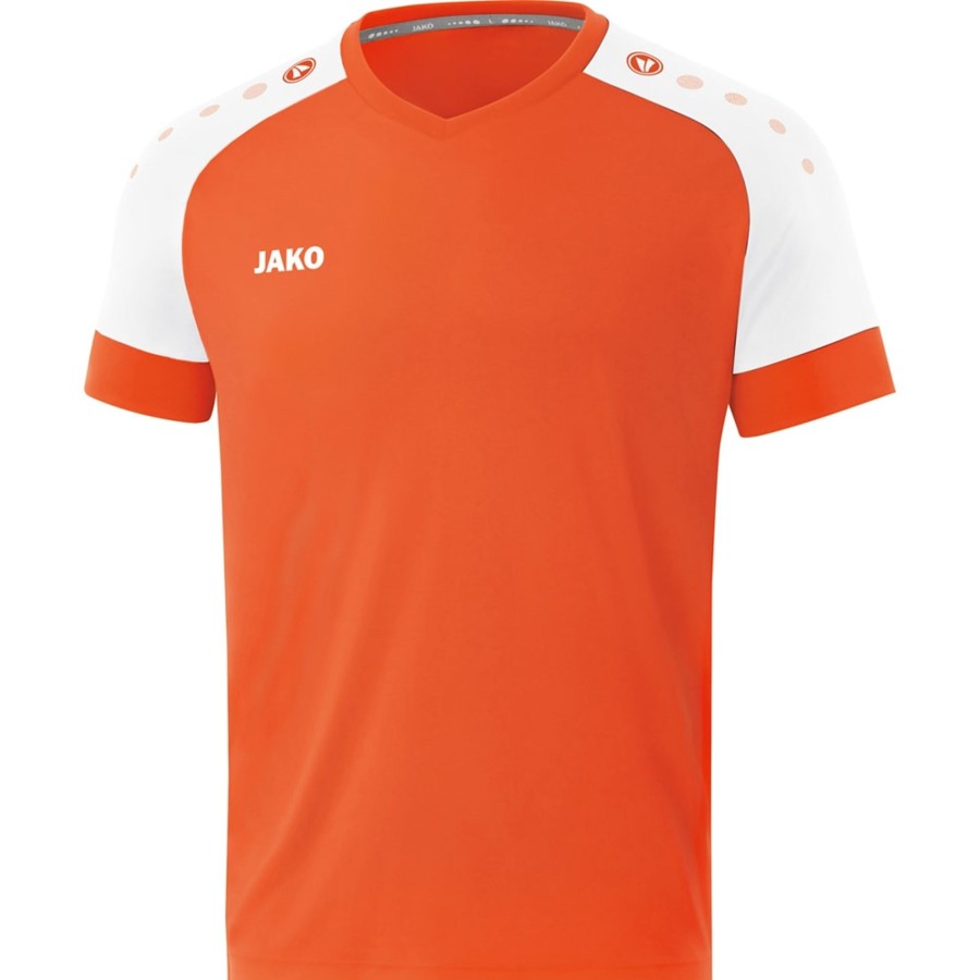 Herren Jako Trikots | Jako Kurzarm Trikot Champ 2.0 Orange-Weis