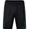 Herren Jako Shorts | Jako Herren Trainingsshorts Challenge Schwarz-Grun