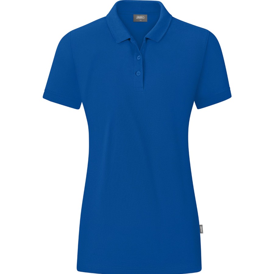 Damen Jako Polo-Shirts | Jako Damen Polo Organic Blau