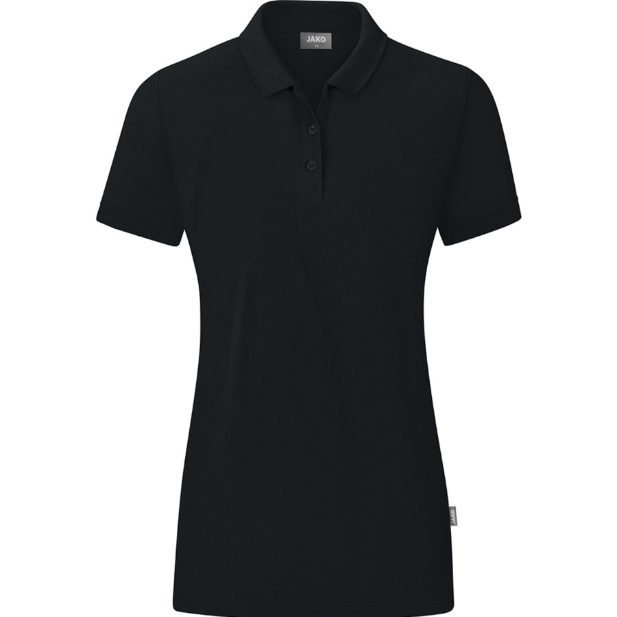 Damen Jako Polo-Shirts | Jako Damen Polo Organic Schwarz