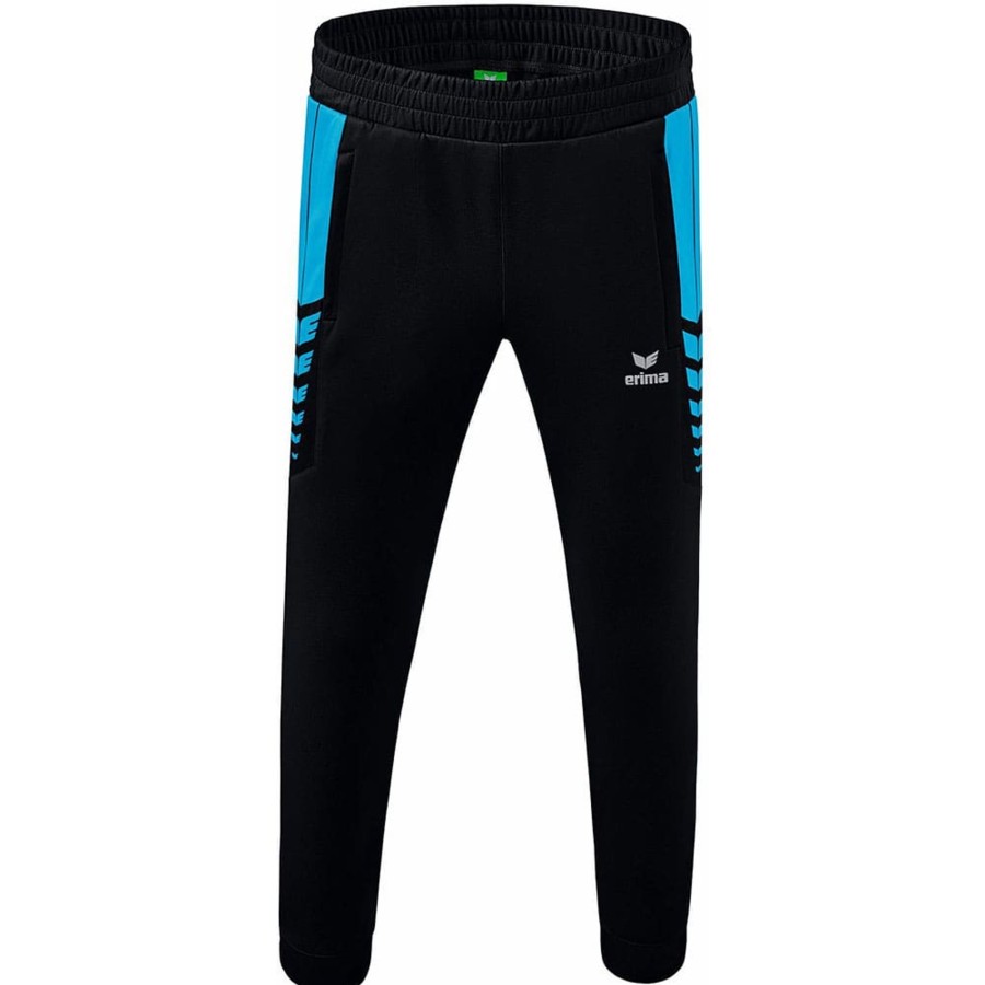 Kinder Erima Trainingshosen | Erima Kinder Trainingshose Six Wings Schwarz-Blau