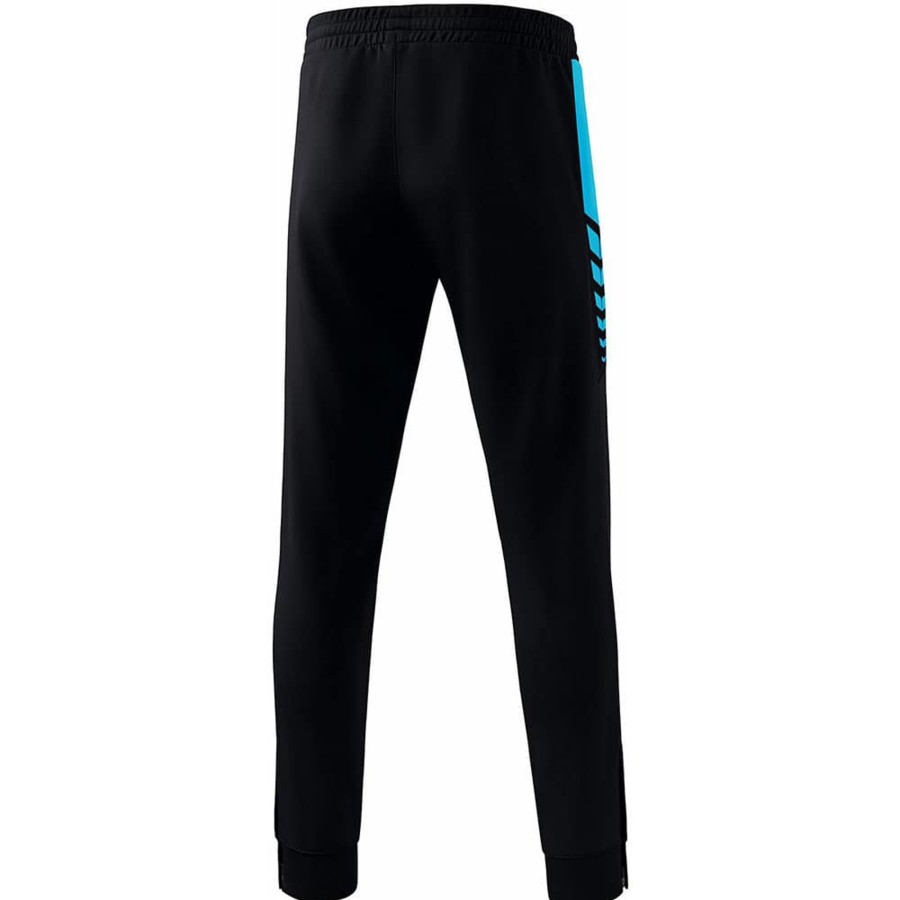 Kinder Erima Trainingshosen | Erima Kinder Trainingshose Six Wings Schwarz-Blau