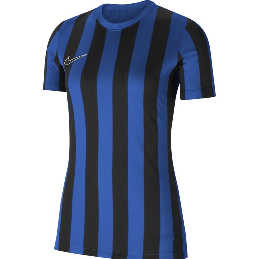 Damen Nike Trikots | Nike Damen Kurzarm Trikot Striped Division Iv Blau-Schwarz