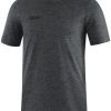 Herren Jako T-Shirts | Jako Premium Basics T-Shirt Anthrazit Meliert