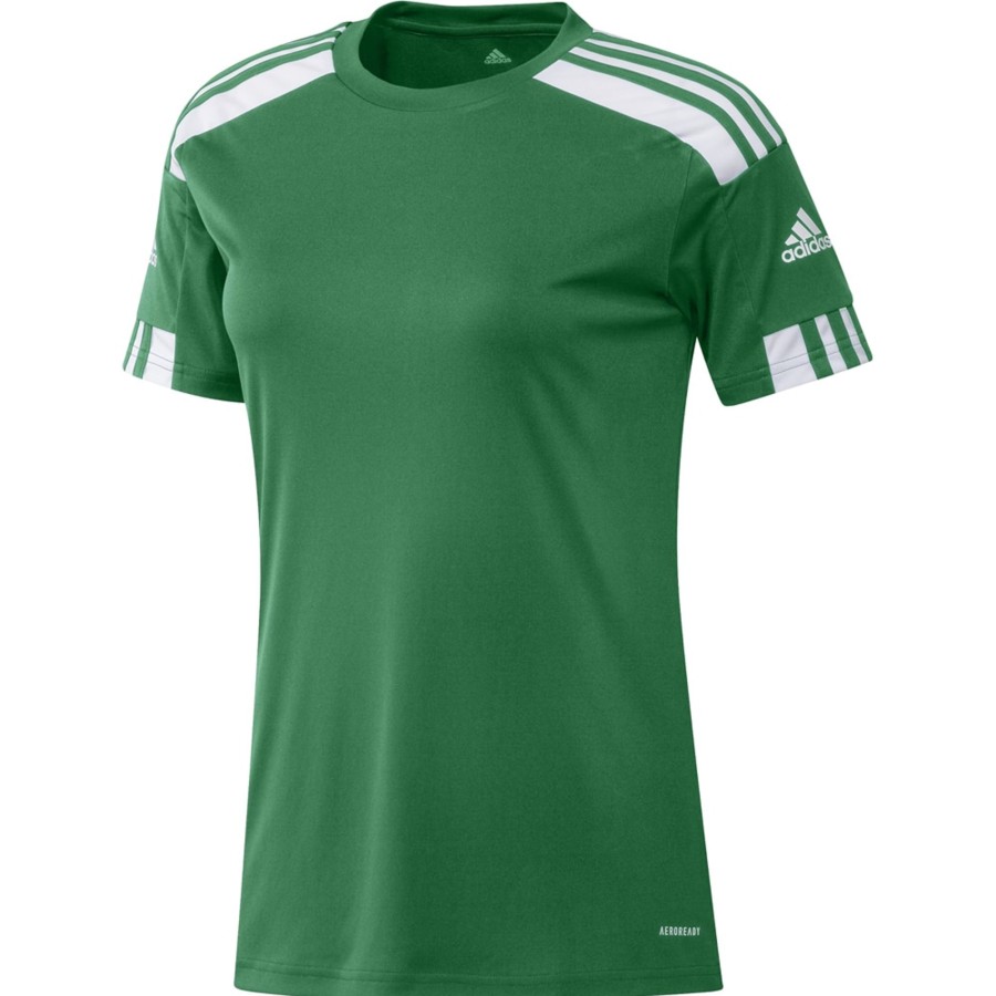 Damen Adidas Trikots | Adidas Damen Kurzarm Trikot Squadra 21 Grun-Weis