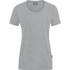 Damen Jako T-Shirts | Jako Damen T-Shirt Organic Stretch Grau