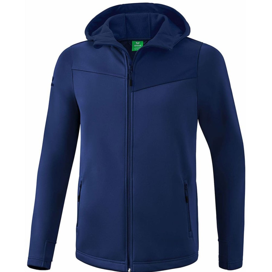 Kinder Erima Jacken | Erima Kinder Softshelljacke Performance Blau