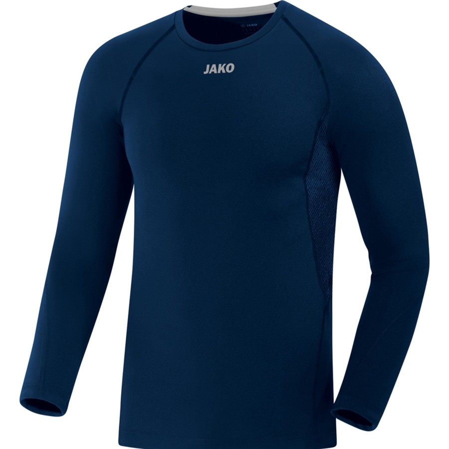 Herren Jako Baselayer | Jako Herren Longsleeve Compression 2.0 Blau