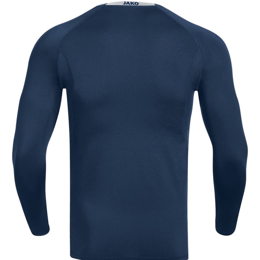 Herren Jako Baselayer | Jako Herren Longsleeve Compression 2.0 Blau