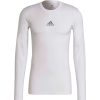 Herren Adidas Baselayer | Adidas Herren Langarm Shirt Techfit Weis