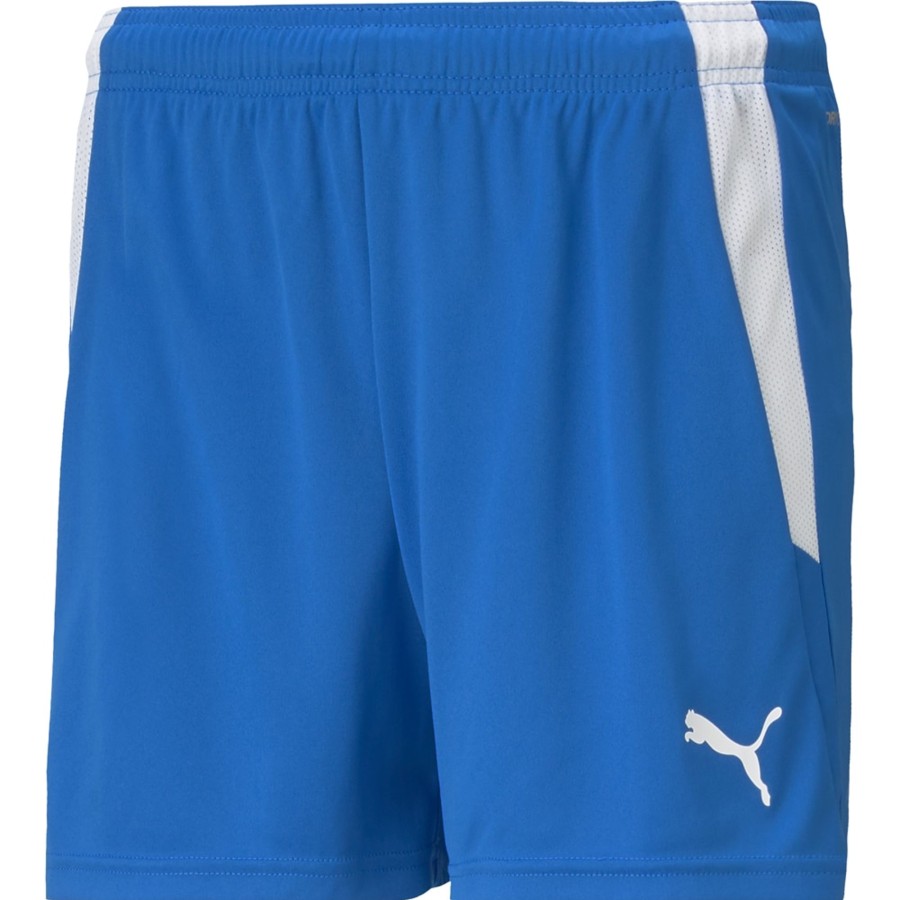 Damen Puma Shorts | Puma Damen Shorts Teamliga Blau-Weis