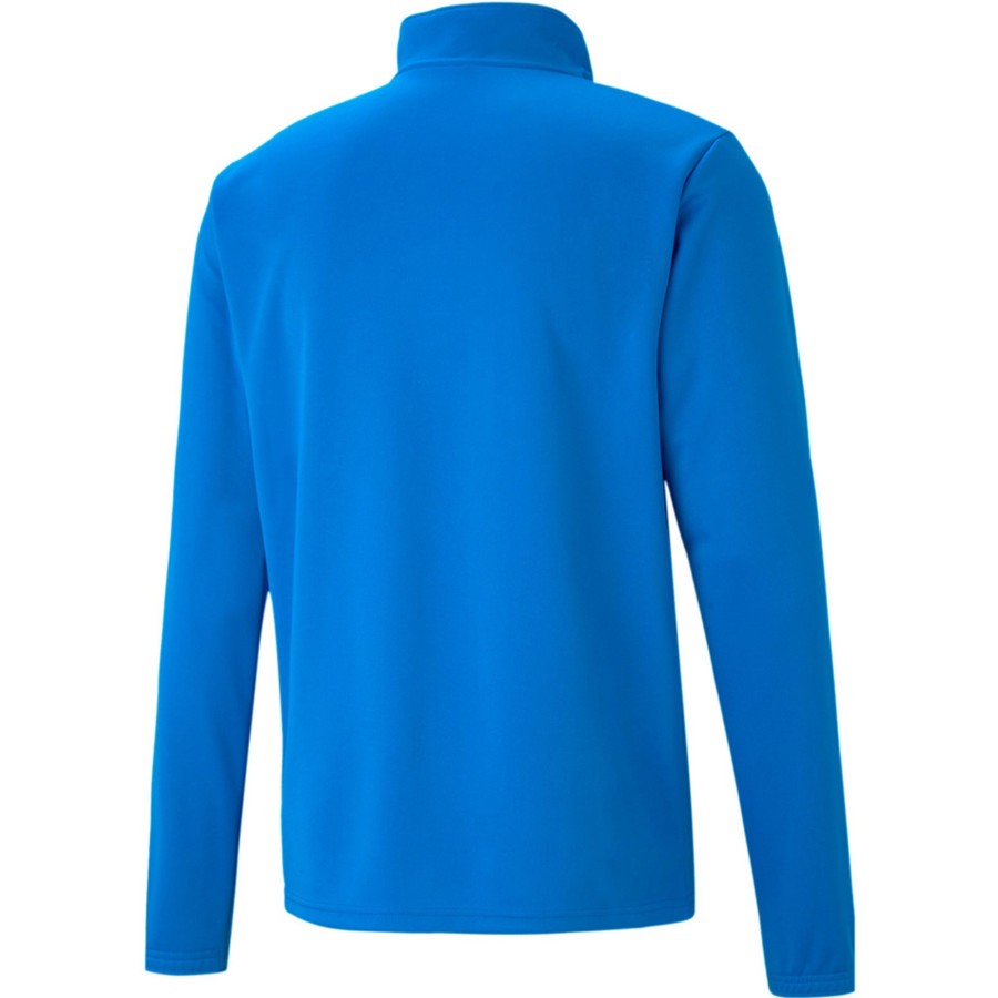 Herren Puma Sweatshirts | Puma 1/4 Zip Top Teamrise Blau-Weis