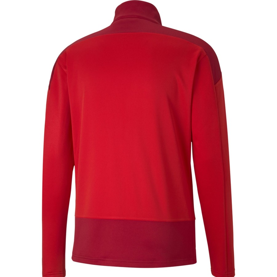 Herren Puma Sweatshirts | Puma Training 1/4 Zip Top Teamgoal 23 Rot