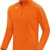 Kinder Jako Sweatshirts | Jako Classico Ziptop Neonorange