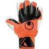 Herren Uhlsport Torwarthandschuhe | Uhlsport Torwarthandschuh Soft Resist+ Flex Frame Fluo Orange/Weis/Schwarz