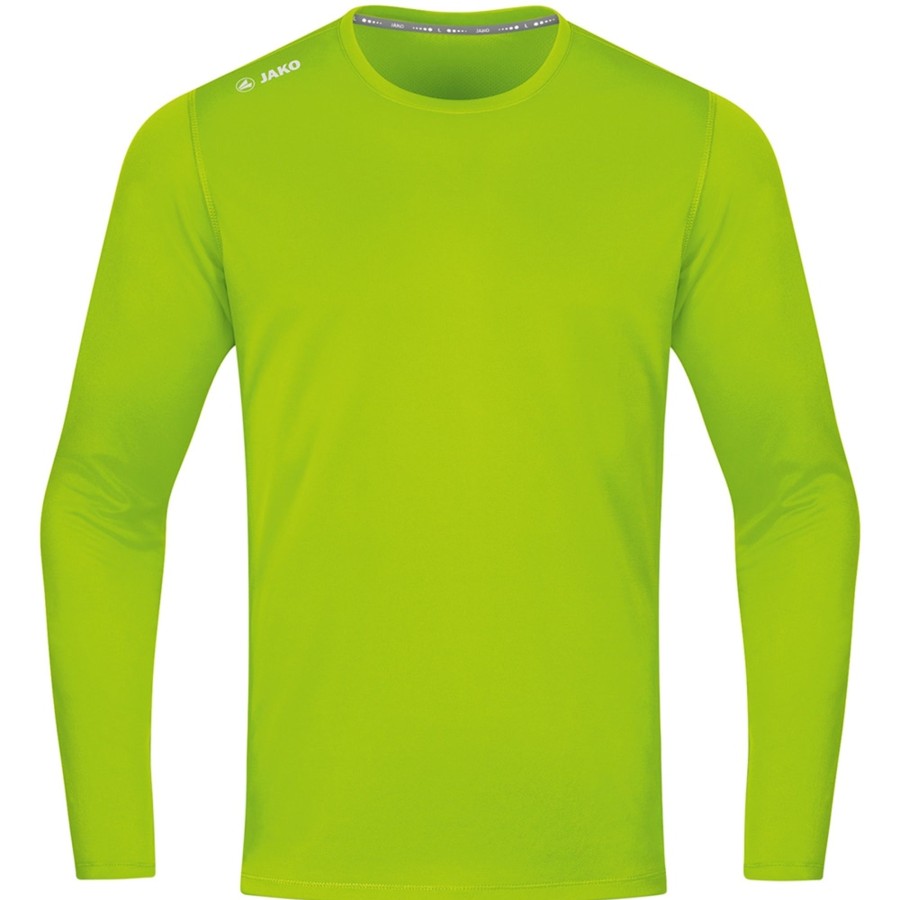 Herren Jako Baselayer | Jako Herren Longsleeve Run 2.0 Grun