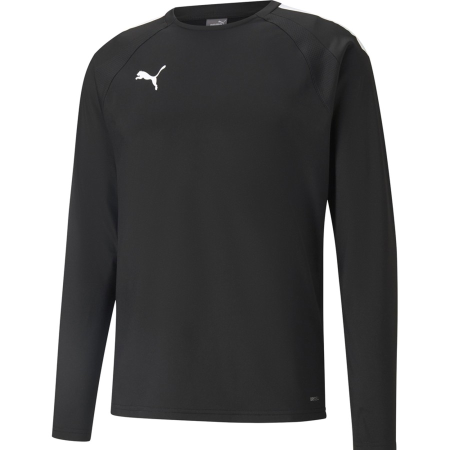 Kinder Puma Sweatshirts | Puma Kinder Training Sweatshirt Teamliga Schwarz-Weis