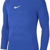 Kinder Nike Baselayer | Nike Park First Layer Kinder Langarm Shirt Royal Blue-Weis