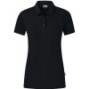 Damen Jako Polo-Shirts | Jako Damen Polo Organic Stretch Schwarz