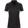 Damen Jako Polo-Shirts | Jako Damen Polo Challenge Schwarz-Orange