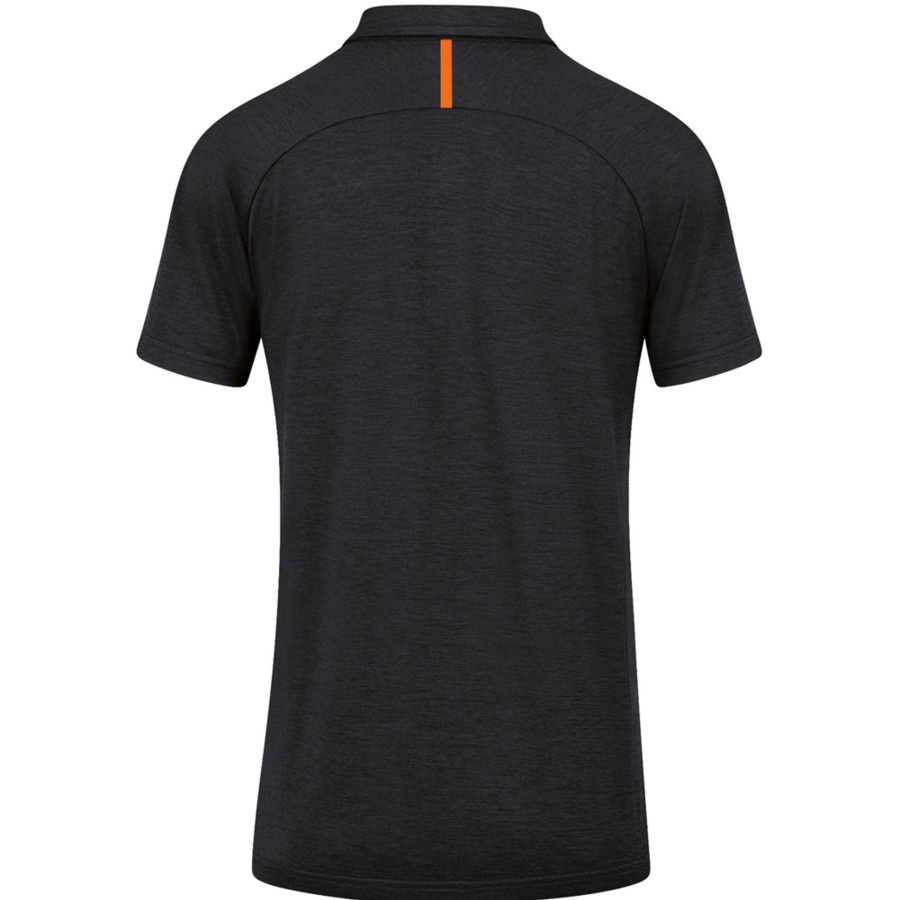 Damen Jako Polo-Shirts | Jako Damen Polo Challenge Schwarz-Orange