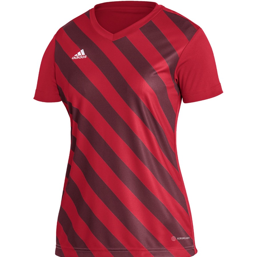 Damen Adidas Trikots | Adidas Damen Gfx Trikot Entrada 22 Rot