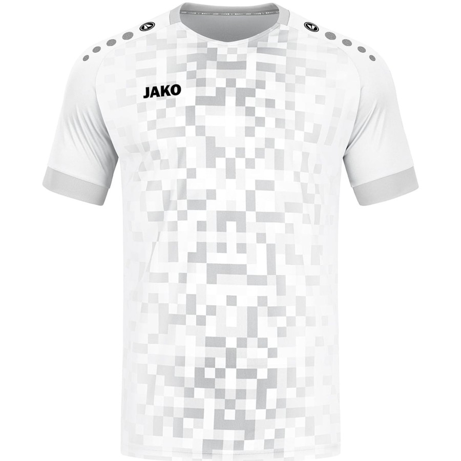 Herren Jako Trikots | Jako Herren Trikot Pixel Weis