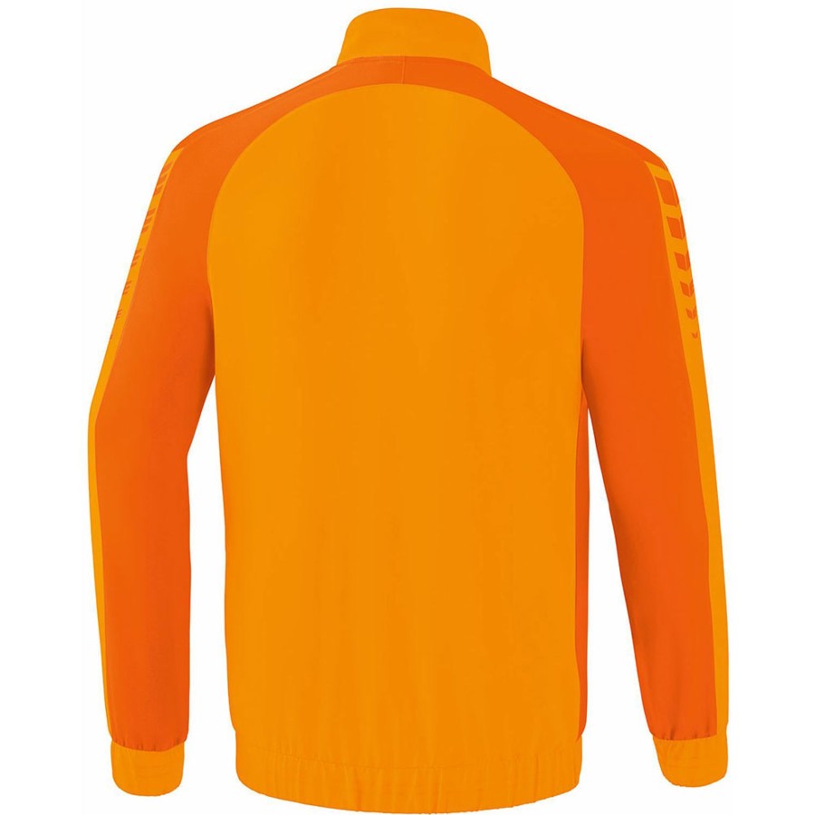 Herren Erima Jacken | Erima Herren Prasentationsjacke Six Wings Orange