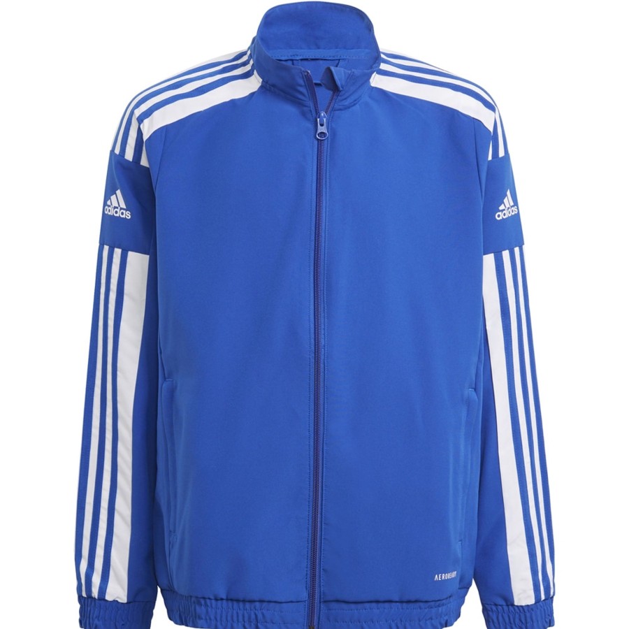 Herren Adidas Jacken | Adidas Kinder Prasentationsjacke Squadra 21 Blau-Weis