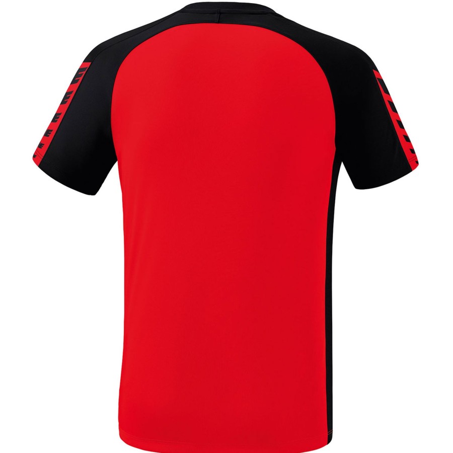 Kinder Erima T-Shirts | Erima Kinder T-Shirt Six Wings Rot-Schwarz