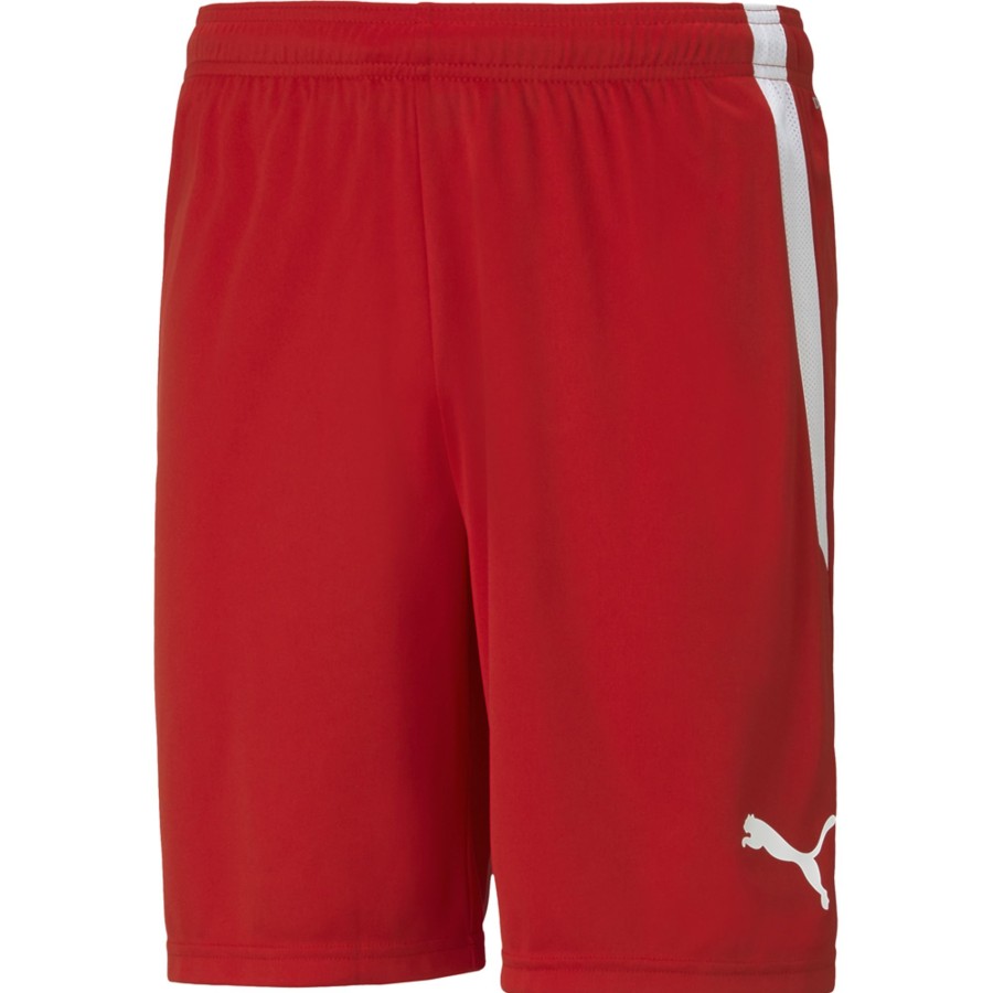 Kinder Puma Shorts | Puma Kinder Shorts Teamliga Rot-Weis