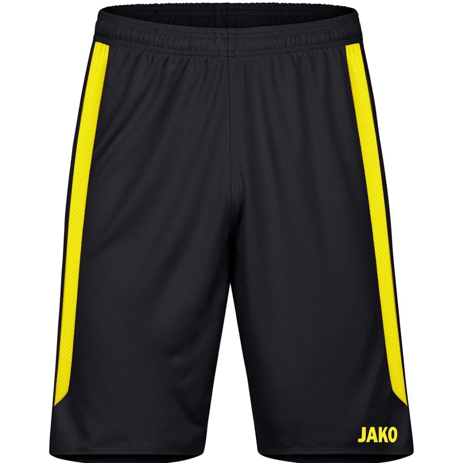 Herren Jako Shorts | Jako Herren Sporthose Power Schwarz/Citro