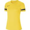 Damen Nike Trikots | Nike Damen Kurzarm Training Top Academy 21 Gelb-Schwarz