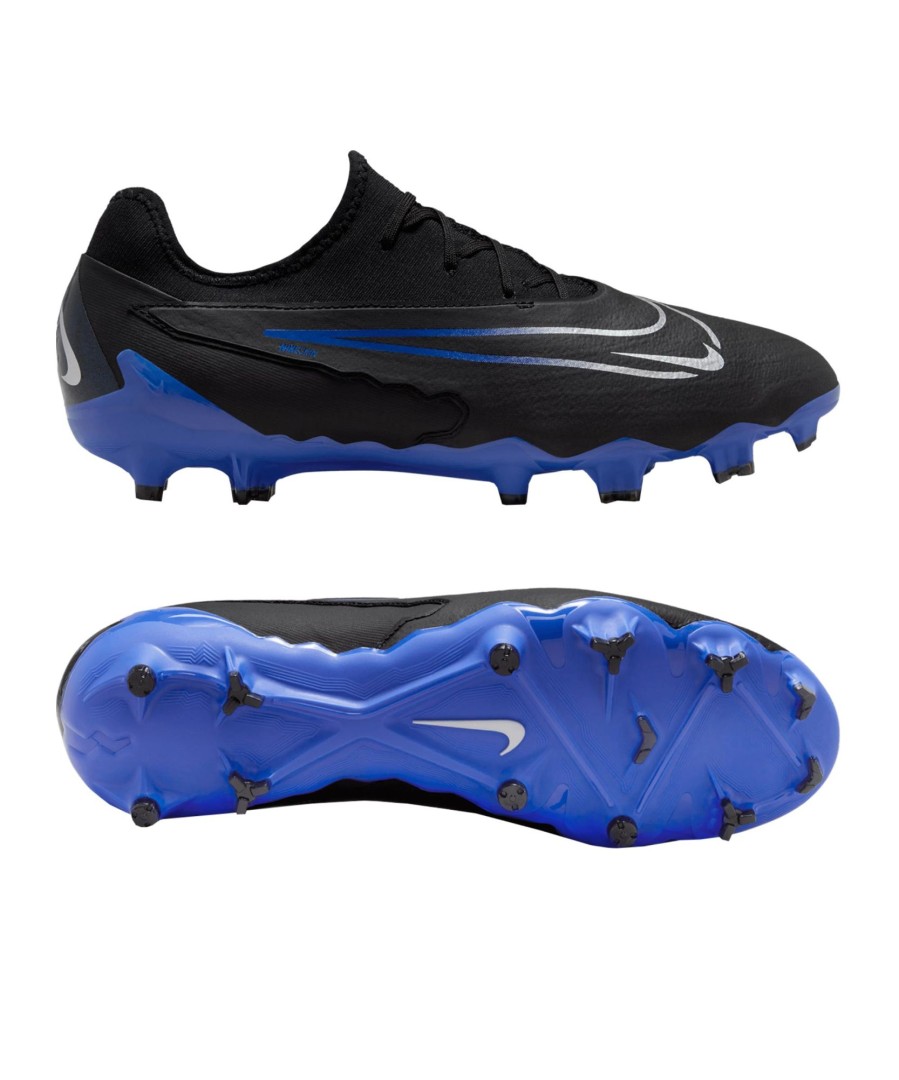 Sportschuhe Nike Nike Fusballschuhe | Nike Fusballschuh Phantom Gx Pro Fg Shadow Schwarz Silber Blau