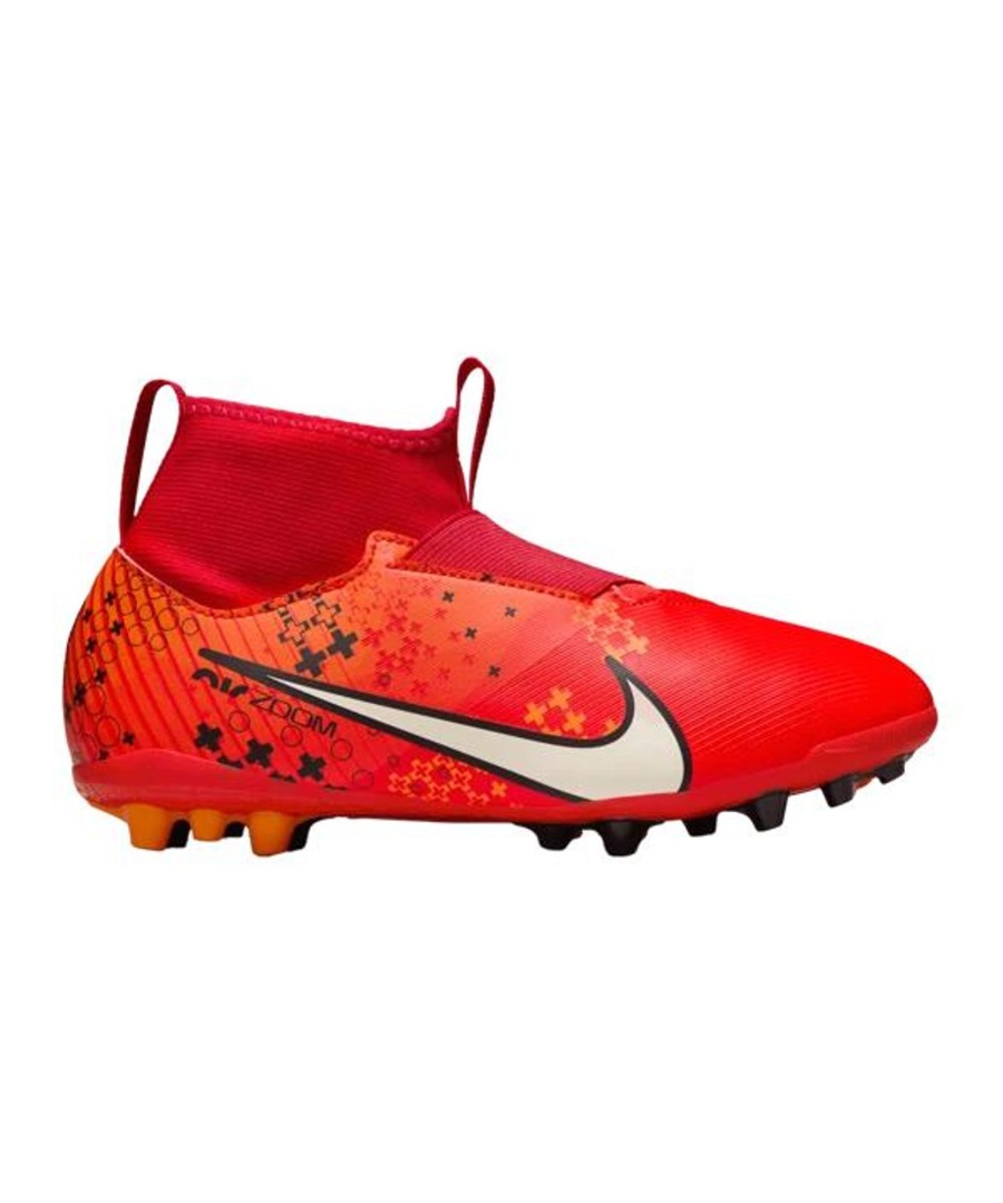 Sportschuhe Nike Nike Fusballschuhe | Nike Fusballschuh Jr Air Zoom Mercurial Superfly Ix Academy Ag Dream Speed 7 Kinder Rot Weiss Orange F600