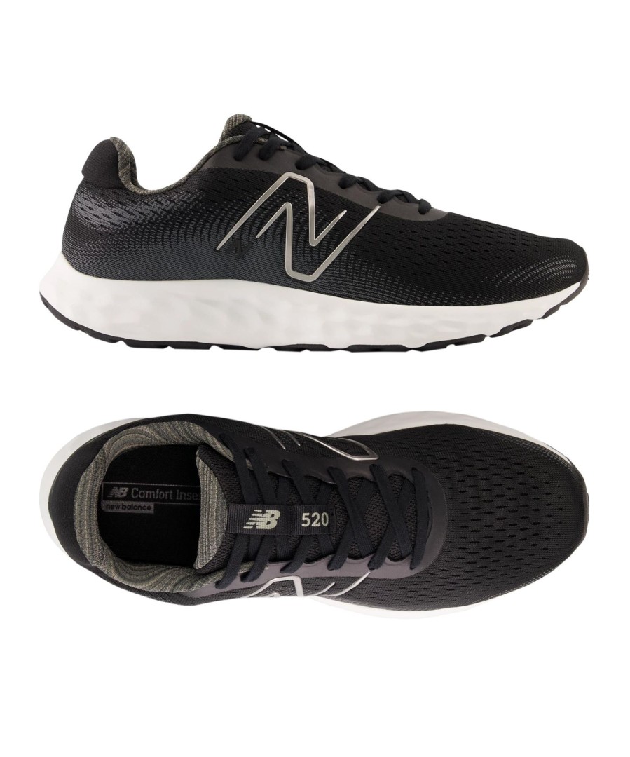 Sportschuhe new balance | New Balance 520 Schwarz Schwarz Laufschuh