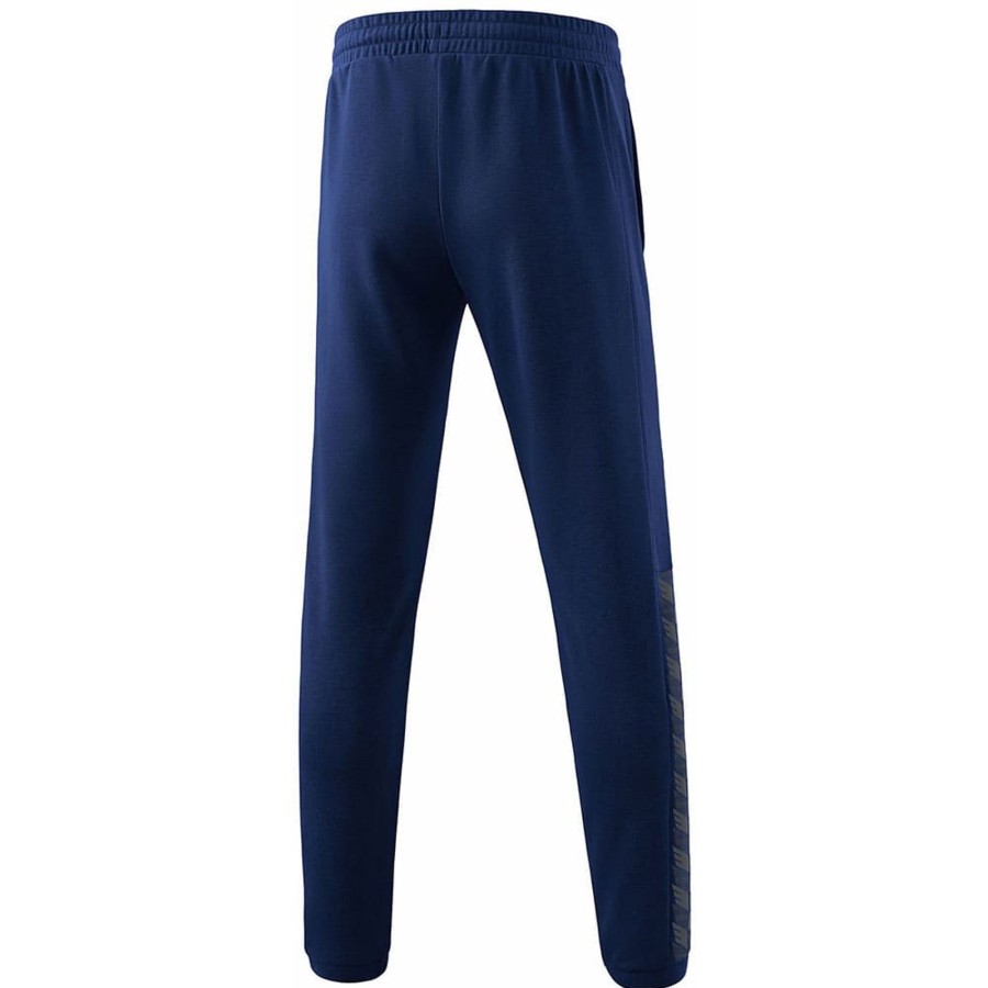 Herren Erima Jogginghosen | Erima Herren Sweathose Essential Team Blau-Grau