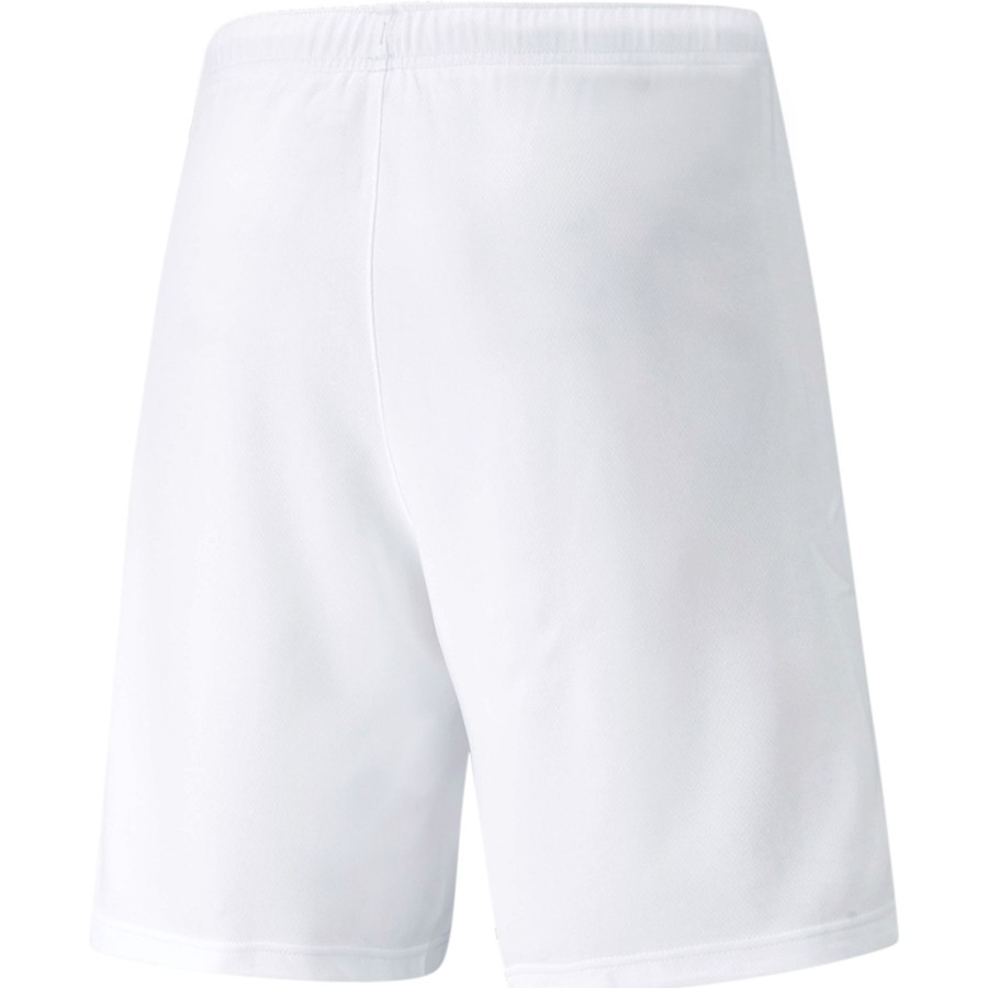 Herren Puma Shorts | Puma Shorts Teamrise Weis-Schwarz