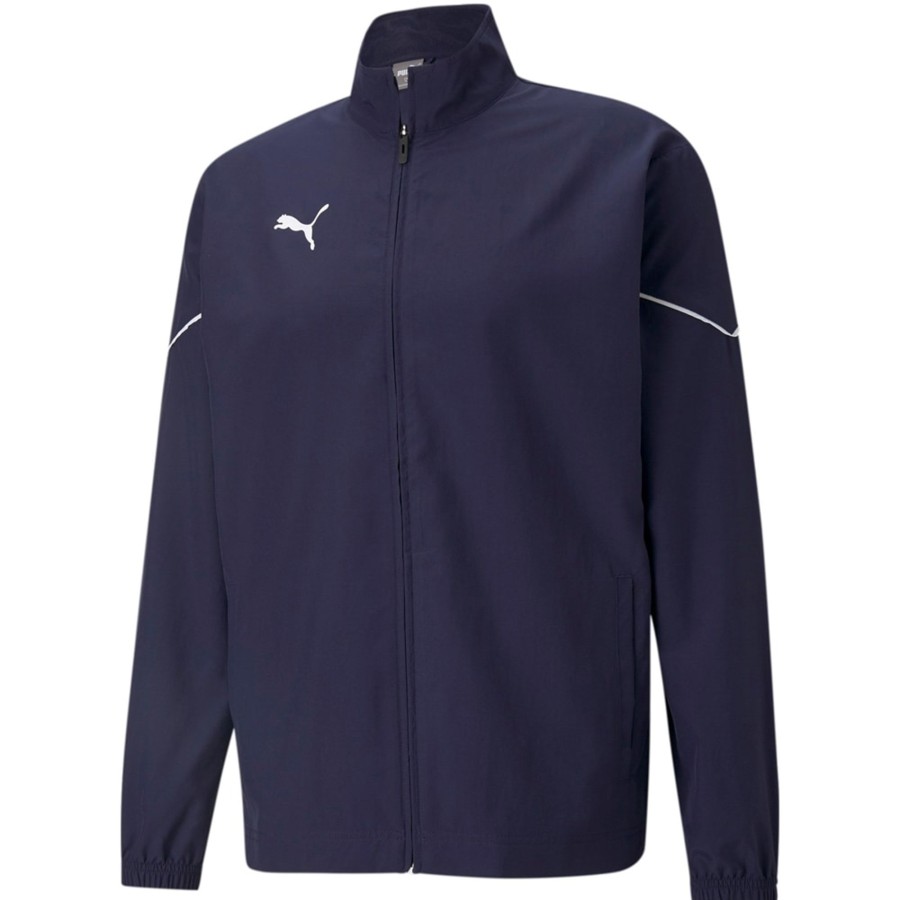 Herren Puma Jacken | Puma Sideline Trainingsjacke Teamrise Blau-Weis