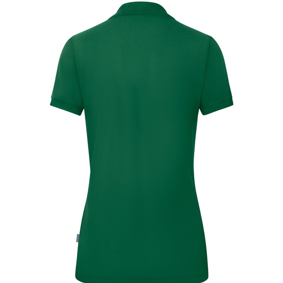 Damen Jako Polo-Shirts | Jako Damen Polo Organic Grun